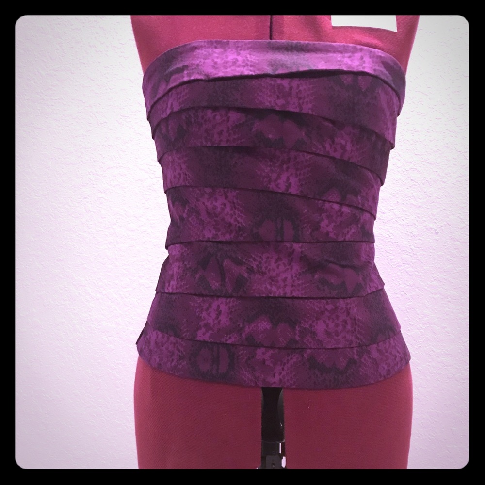 White House Black Market Corset Top